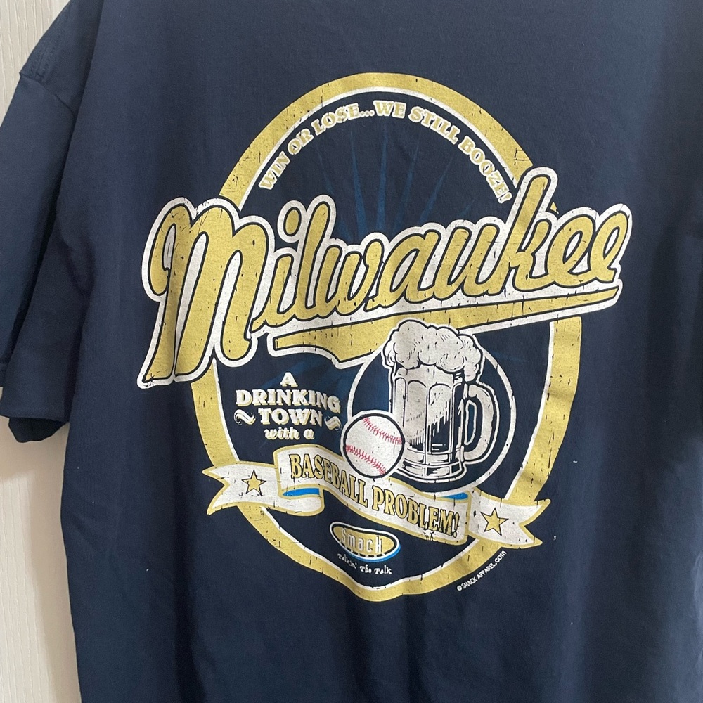 Milwaukee Baseball Problem Graphic T-Shirt